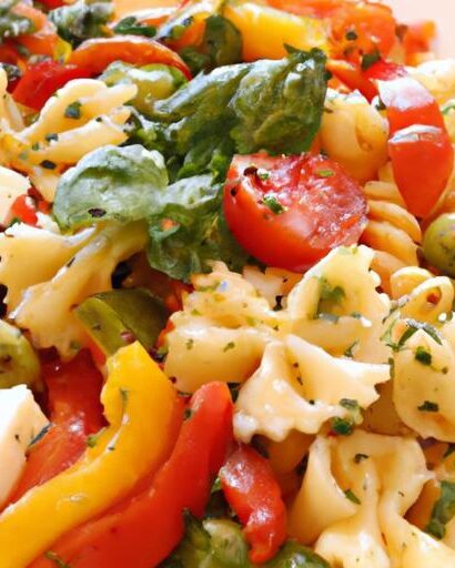 Mediterranean Pasta Salad: A Fresh, Healthy Delight
