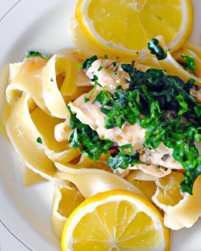 Zesty Lemon Garlic Chicken Pasta: A Flavorful Weeknight Delight