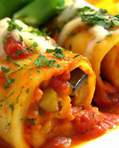 Twist on Tradition: Delicious Vegetarian Lasagna Roll-Ups
