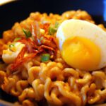 Fiery Korean Spicy Ramen with Egg: A Flavorful Comfort Dish