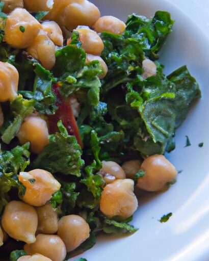 Kale & Chickpea Salad: Nutritious, Tasty, and Easy to Make