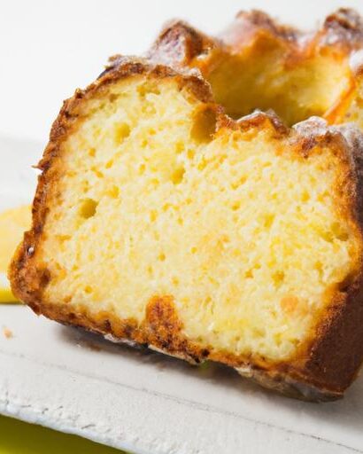 Zesty Lemon Olive Oil Cake with Crunchy Almond Delight