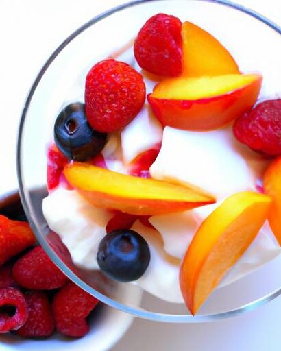 Creamy Greek Yogurt Meets Vibrant Fruit Compote Delight