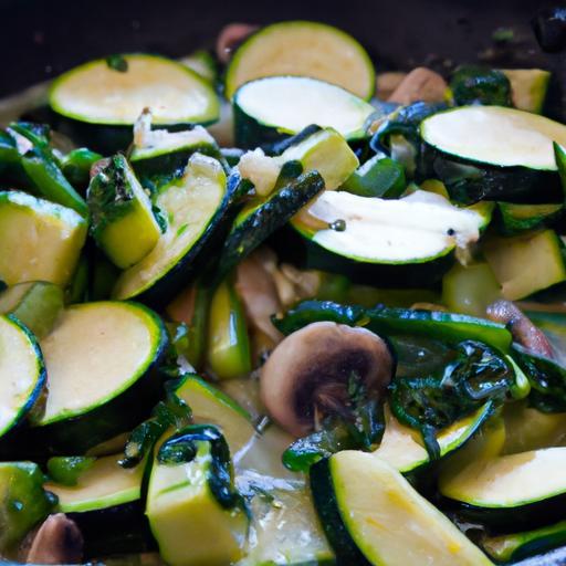 Sizzling Zucchini & Spinach Stir Fry: A Nutritious Delight