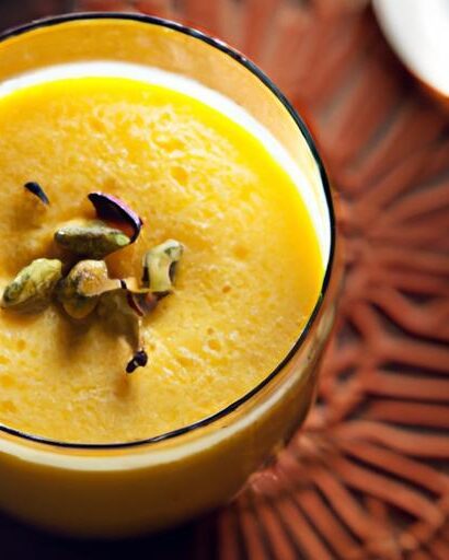 Mango Lassi with Cardamom: A Creamy, Spiced Delight