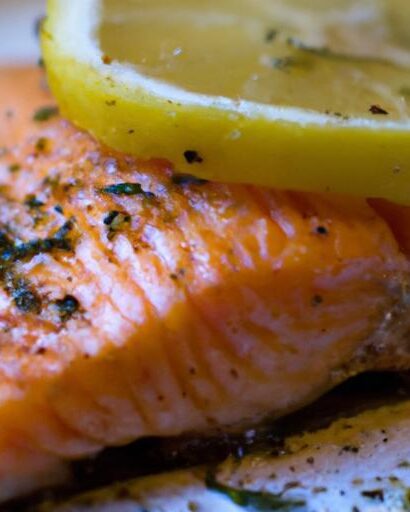 Romantic Salmon with Roasted Lemon: A Flavorful Love Story