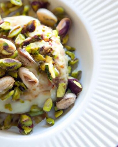Creamy Rice Pudding with Crunchy Pistachio Delight