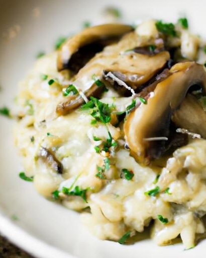 Creamy Mushroom Risotto: A Savory Comfort Classic Recipe