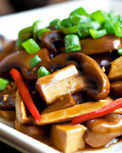 Savor the Harmony: Tofu and Mushroom Stir-Fry Delight