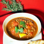 Warm Up with Spiced Moroccan Lentil & Veggie Soup Delight
