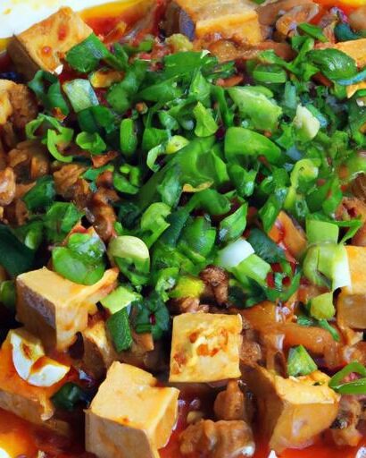 Spicy Chinese Mapo Tofu with Ground Chicken: A Flavorful Twist