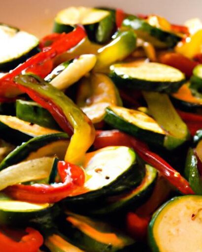 Sizzling Zucchini & Bell Pepper Stir Fry: A Colorful Delight