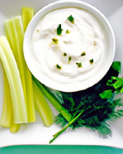 Creamy Greek Yogurt Dip: A Healthy Veggie Delight