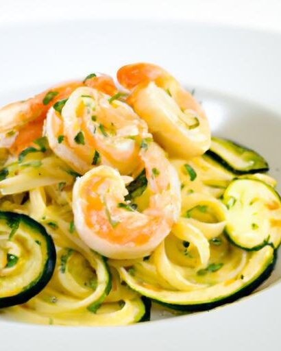 Savor the Flavor: Shrimp and Zucchini Pasta Delight