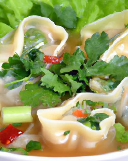 Savoring Chinese Wonton Soup: The Secret to Chicken Bliss