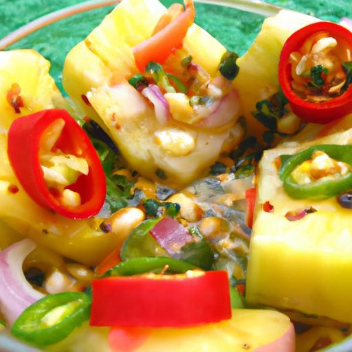 Fiery Delight: Crafting Spicy Pineapple Jalapeño Salsa