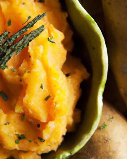 Herb-Infused Sweet Potato Mash: A Flavorful Twist