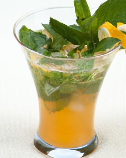 Refreshing Iced Mint Tea: A Taste of the Mediterranean Breeze