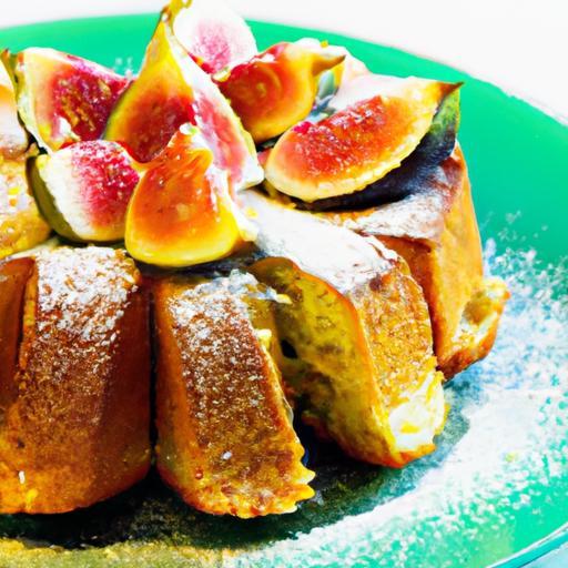 Zesty Lemon Olive Oil Cake with Sweet Fig Delight