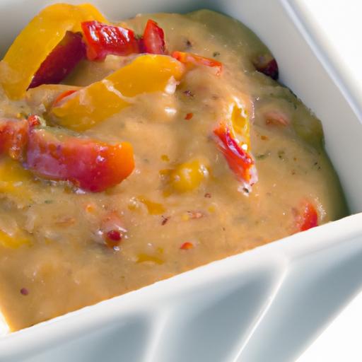 Roasted Bell Pepper & Garlic Dip: A flavor-Packed Delight