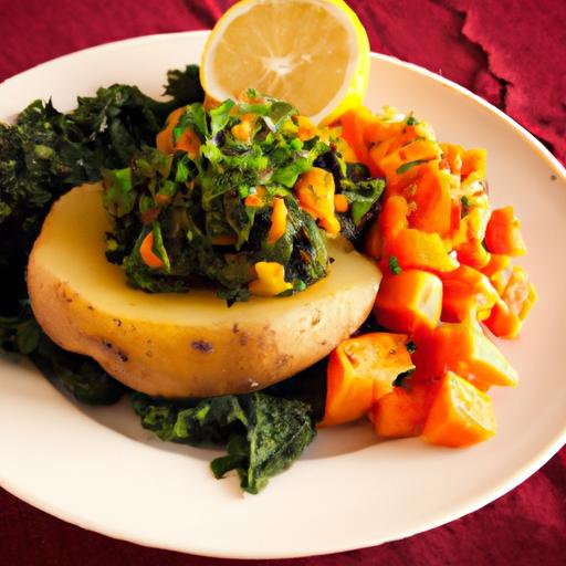 Sweet Potato & Spinach‌ Tagine:⁣ A​ Flavorful moroccan Delight
