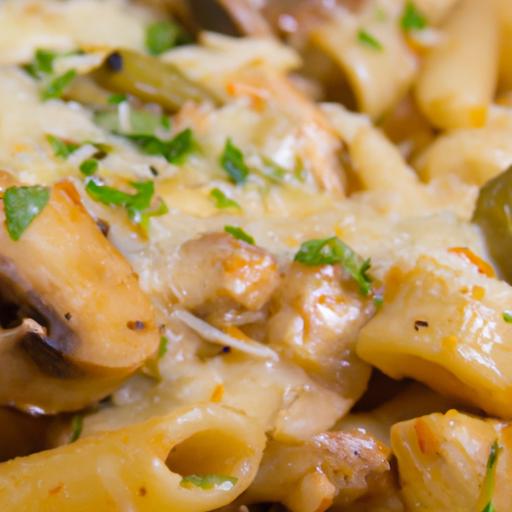 Comfort in a Casserole: Creamy​ Chicken ‍Mushroom Pasta Bake