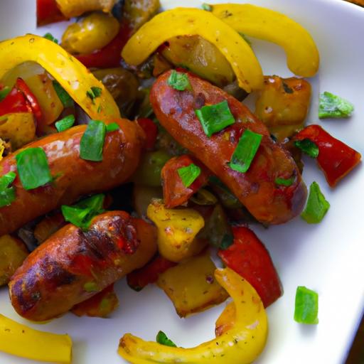 Savor One-Pan Chicken Sausage & Peppers: Pork-Free Flavor