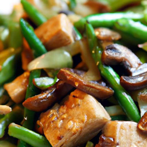 Savor the Harmony: Tofu and Mushroom Stir-Fry delight
