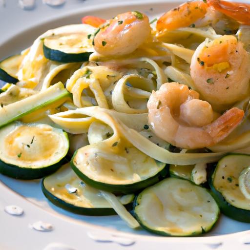Savor the Flavor: Shrimp and zucchini Pasta Delight