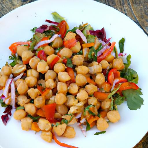Spice Up Lunch with a Zesty Buffalo Chickpea Salad recipe