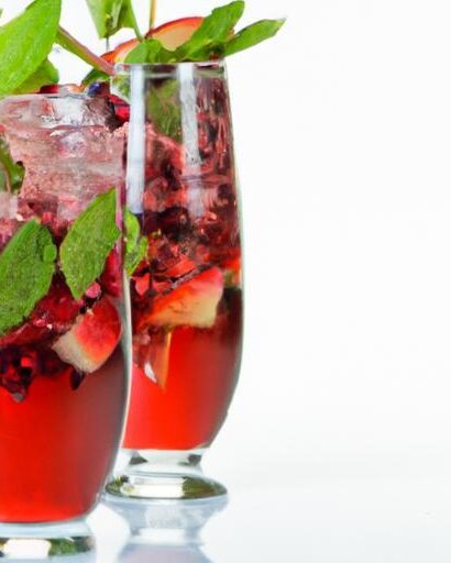 Zesty Pomegranate & Ginger Punch: A Refreshing Twist