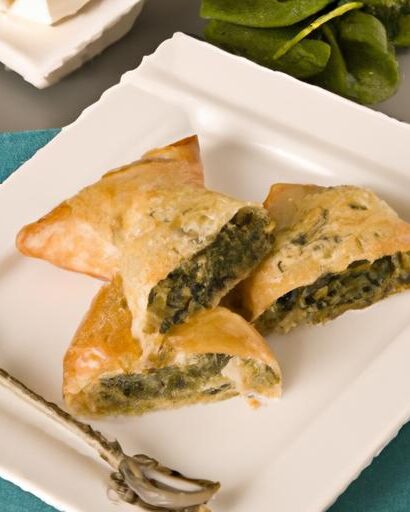 Crispy Spinach & Feta Phyllo Triangles: A Savory Delight