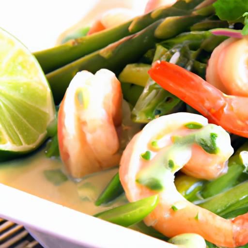Savor Thai Green Curry with Shrimp: A Zesty Seafood Delight