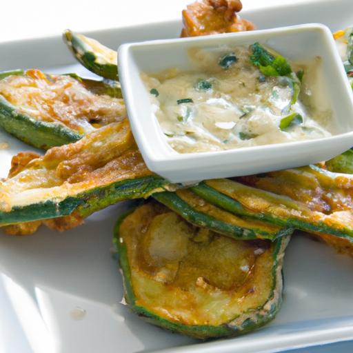 Crispy Fried Zucchini Meets Cool, Creamy Tzatziki Bliss