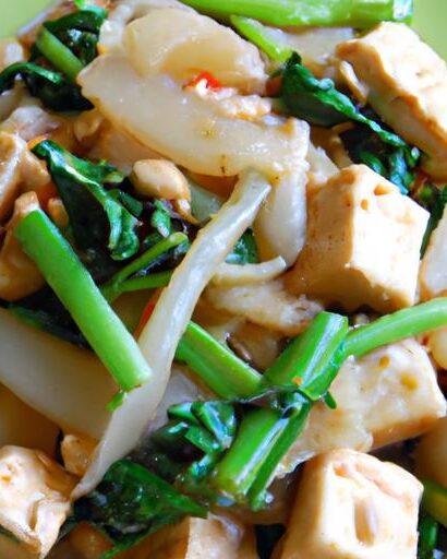 Savor Thai Pad See Ew with Tofu: A Flavorful Delight
