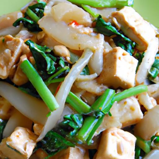 Savor Thai Pad See Ew with Tofu: A Flavorful Delight