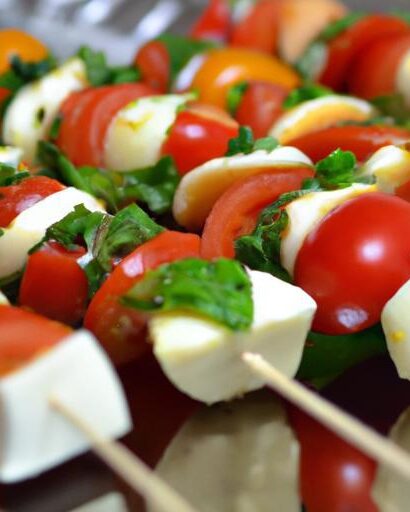 Easy Caprese Skewers: Fresh, Quick & Delicious Bites