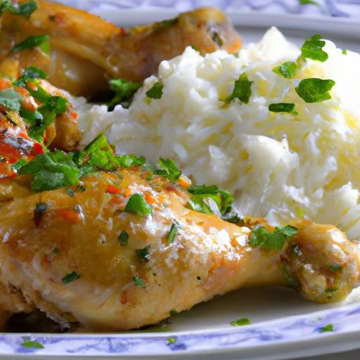 Flavor-Packed Baked Chicken Drumsticks with Perfect Rice
