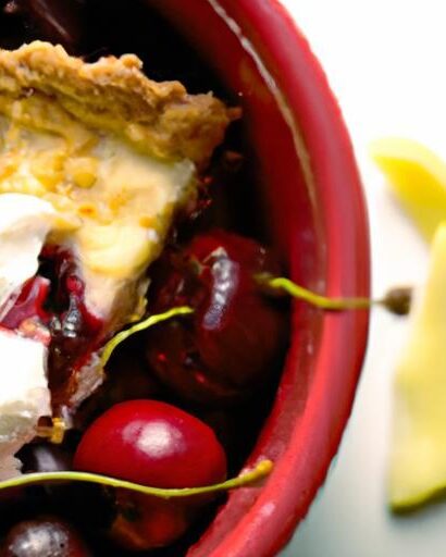 Sweet Simplicity: How to Make an Easy Cherry Crumble