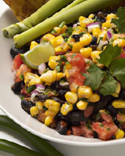 Zesty Black Bean & Corn Salsa: A Fresh Twist to Snacks