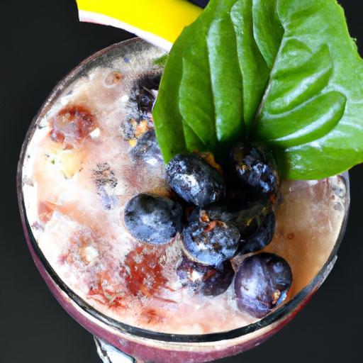 Refreshing Blueberry Basil Smash: A Zesty Non-Alcoholic Treat