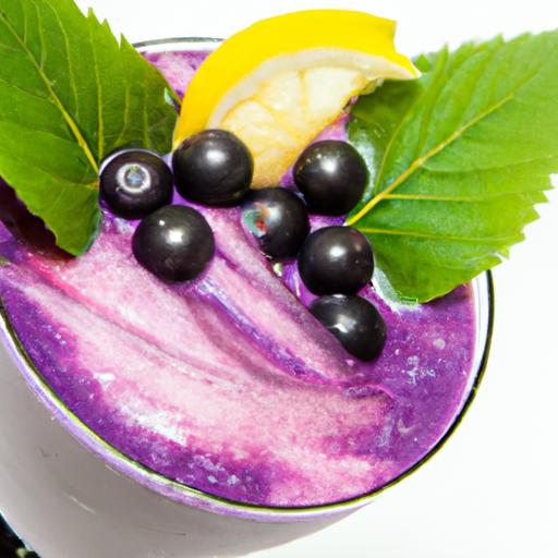 Refreshing Blueberry Basil Smash: A zesty Non-alcoholic Treat