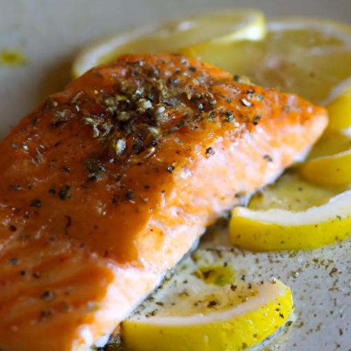 Romantic Salmon with Roasted Lemon: A Flavorful Delight