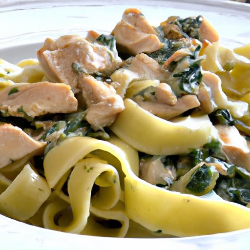 Quick & Healthy: Chicken and Spinach Pasta Delight Recipe