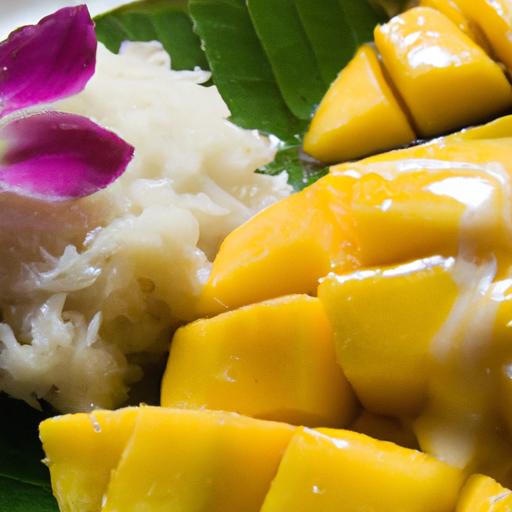 Sweet Bliss: Exploring Thai Coconut Sticky Rice with Mango
