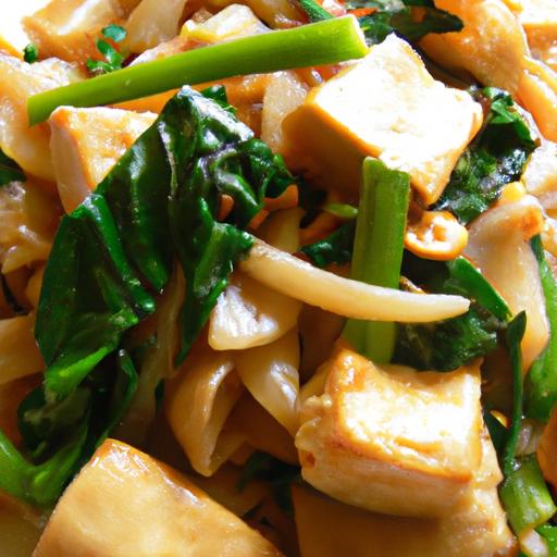 Savor Thai Pad see Ew with Tofu: A Flavorful Delight