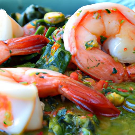 Savor the flavors: A ⁢Delightful Shrimp and ⁤Spinach Curry
