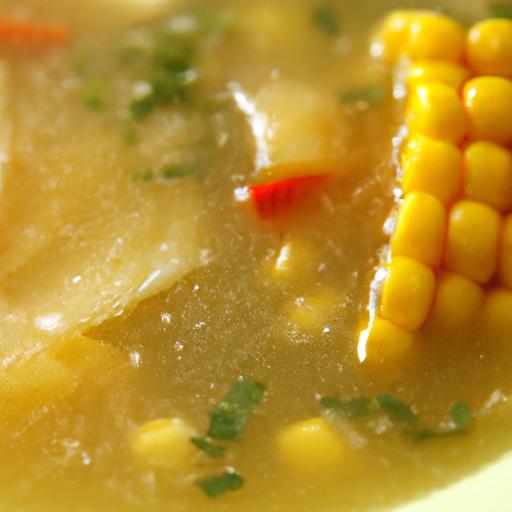Golden Harmony: Chinese Egg Drop Soup with Sweet Corn Bliss
