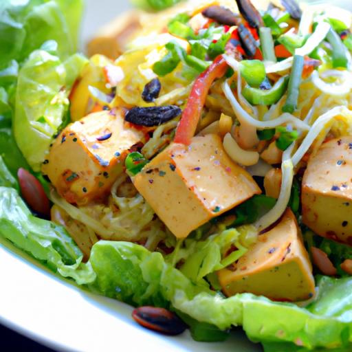 Refreshing Vietnamese Noodle Salad with Tofu: A Flavorful Twist