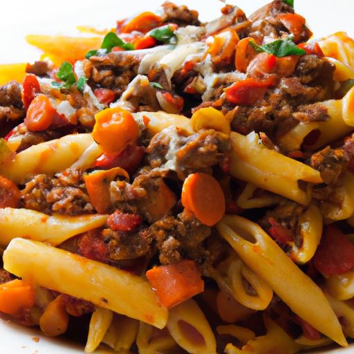 Hearty‍ Ground ‍beef & Tomato Pasta: A ⁢Flavorful Classic Feast